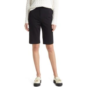 Nordstrom Longline Ponte Shorts in Black Women’s Size 8